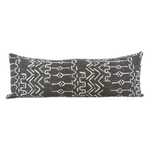 Kona Mud Cloth Pattern Extra Long Lumbar Pillow Case - 14x36 pillow