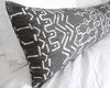 Kona Mud Cloth Pattern Extra Long Lumbar Pillow Case - 14x50