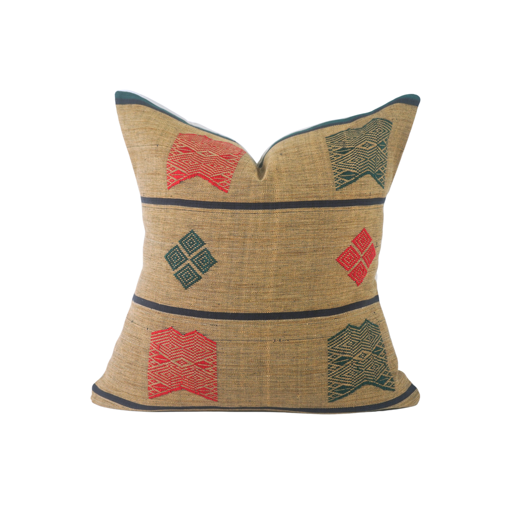 Lanu Vintage Naga Tribal pillow