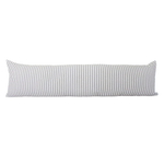 Grey Nautical Stripe pillow