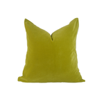 Mina Lime Velvet pillow