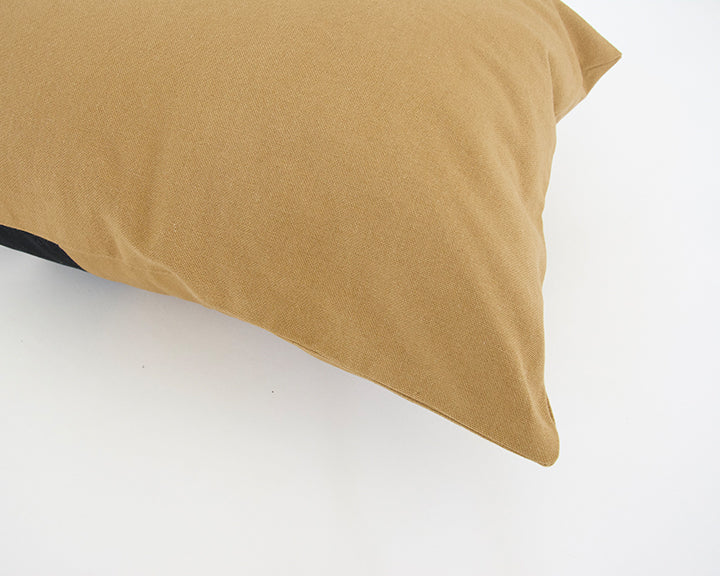 Mix & Match: Tan & Sawtooth Extra Long Lumbar Pillow - 14x36