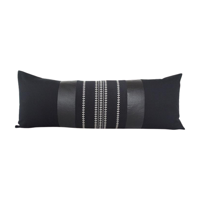 Mixed Woven Black Diamond no.2 pillow