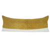 Mixed Golden Crosses and Dots Mud Cloth pillow