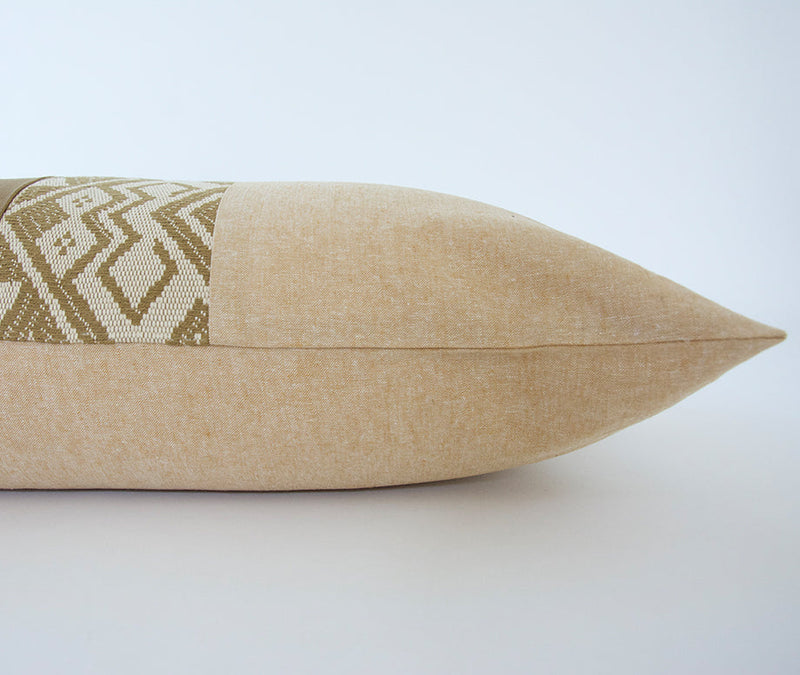 Mixed: Golden Ebony / Brown Extra Long Lumbar Pillow Case - 14x36