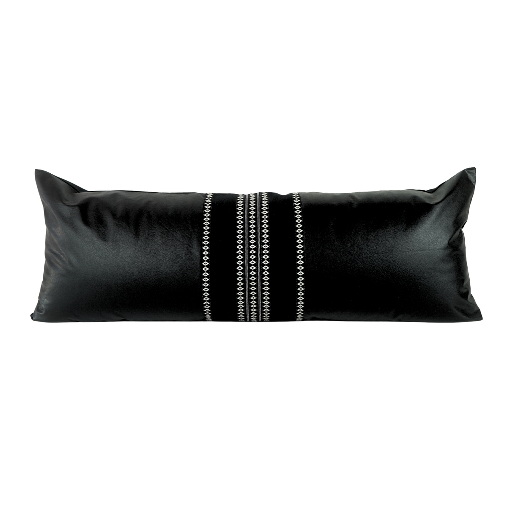 Mixed Woven Black Diamond no. 3 pillow