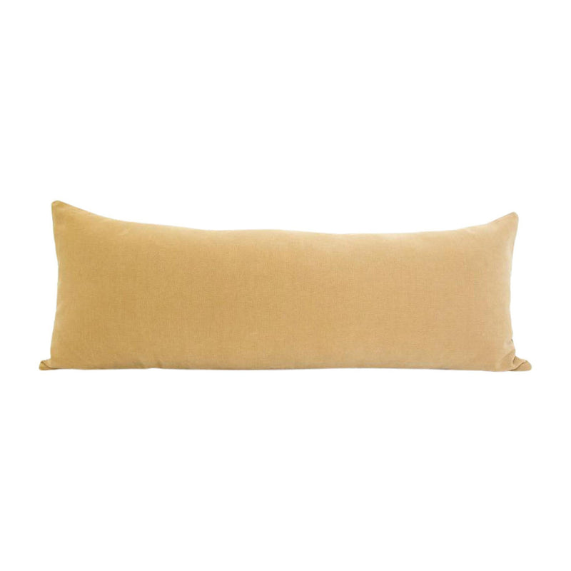 Mustard Extra Long Lumbar Pillow Case - 14x36 pillow