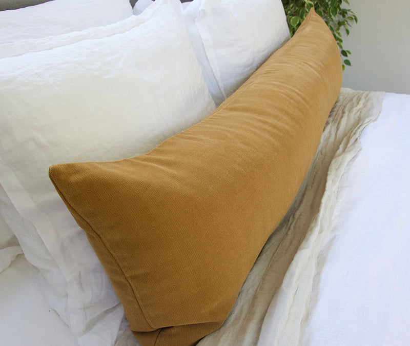 Mustard Extra Long Lumbar Pillow Case - 14x50