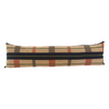 Naga Tribal Extra Long Lumbar Pillow - Black, Red & Yellow - 14x50 pillow