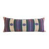 Naga Tribal Extra Long Lumbar Pillow - Green, Blue, Red - 14x36 pillow