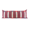 Naga Tribal Extra Long Lumbar Pillow - Red, Purple, Burgundy - 14x36 pillow