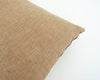 Naga Tribal Lumbar Pillow - Pale Brown, Blue & Burgundy - 14x22