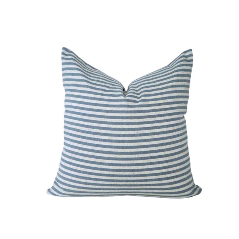 Blue Nautical Stripe pillow