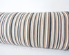 Neutral Pebble Striped Extra Long Lumbar Pillow - 14x50