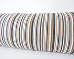 Neutral Pebble Striped Extra Long Lumbar Pillow - 14x50