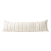 Nude, Cream & Black Striped Extra Long Lumbar Pillow Case - 14x50 pillow