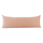 Pink Floral Extra Long Lumbar Pillow - 14x36 pillow