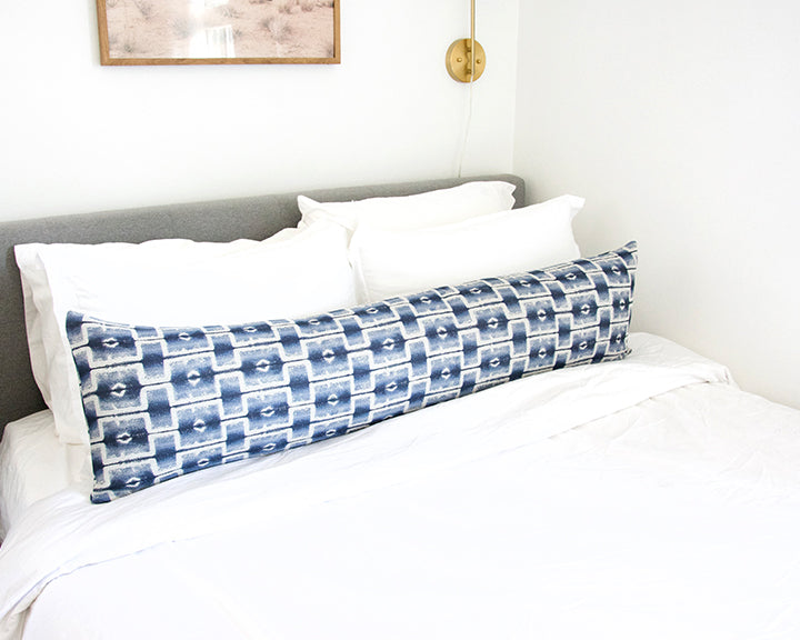 Progressive Blues Extra Long Lumbar Pillow Case - 14x50