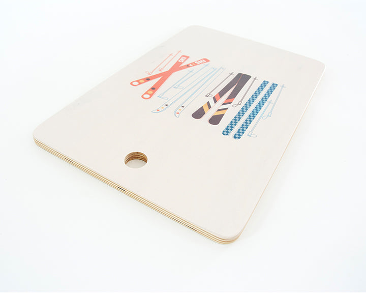Retro Ski Cutting Board (FINAL SALE)