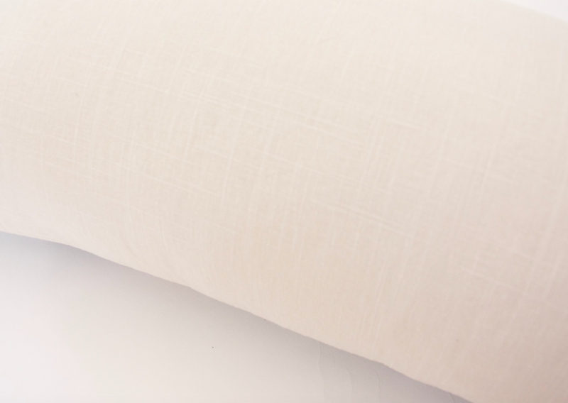 Neutral Zig Zag Extra Long Lumbar Pillow - 14x50 (Only 1 left)