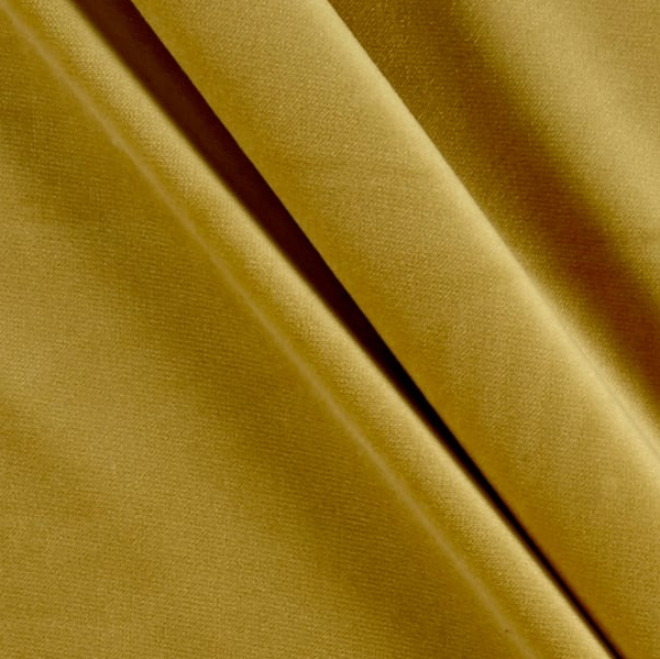 Solid Yellow Velvet Extra Long Lumbar Pillow Case - 14x36
