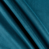 Solid Teal Velvet Extra Long Lumbar Pillow Case - 14x36