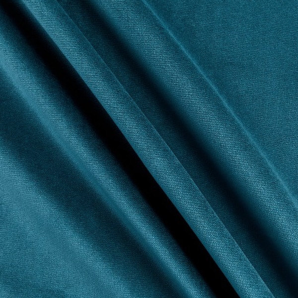 Solid Teal Velvet Extra Long Lumbar Pillow Case - 14x36