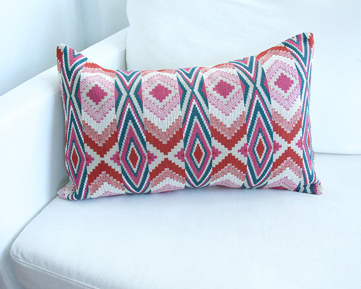 Snake River Blossom Lumbar Pillow - 14x22