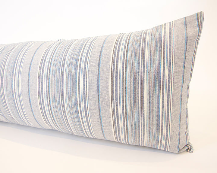 Soft Blues Extra Long Lumbar Pillow - 14x36