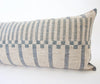 Striped Bluesmoke Extra Long Lumbar Pillow - 14x36