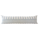 Striped Bluesmoke Extra Long Lumbar Pillow - 14x50 pillow