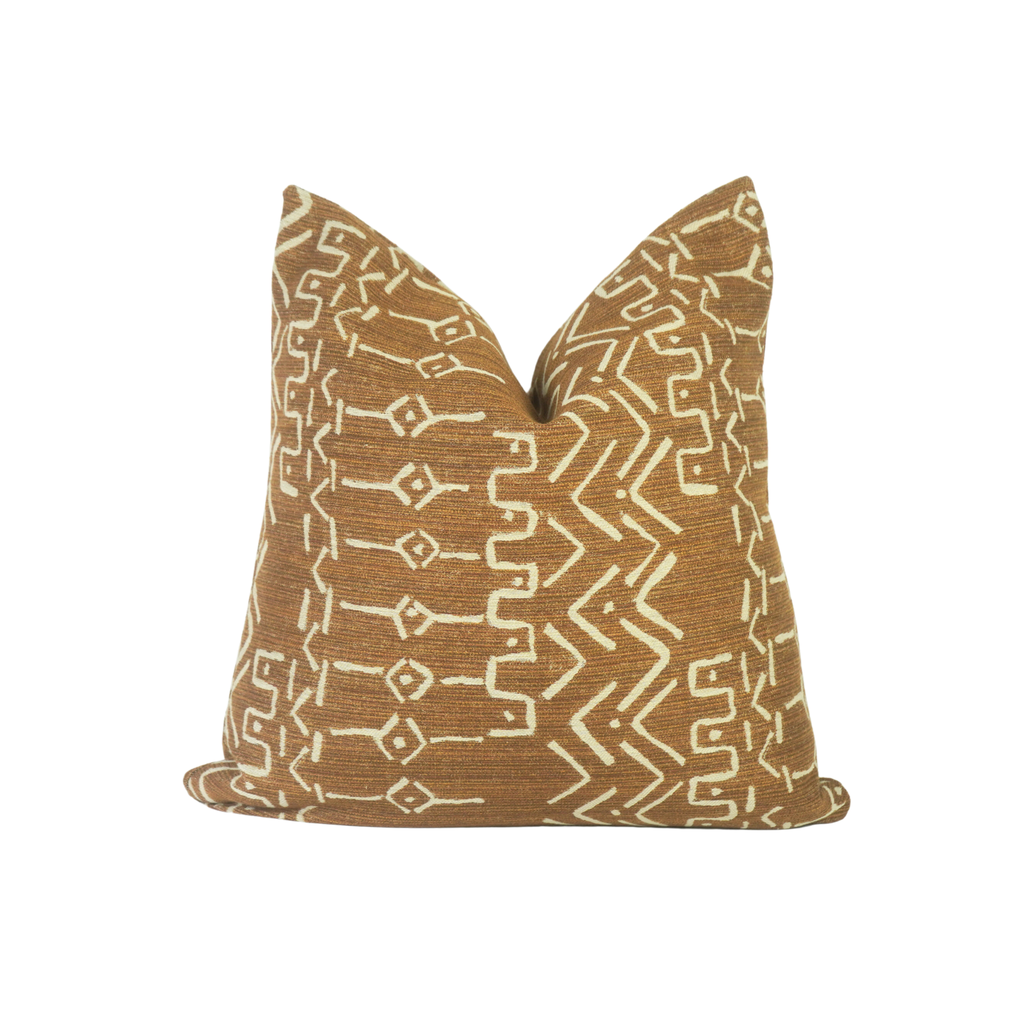 Tribal Cognac pillow