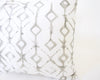 Tribal Ecru Accent Pillow Case - 20x20 (FINAL SALE)