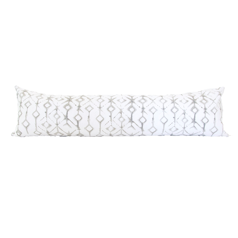 Tribal Ecru Extra Long Lumbar Pillow Case - 14x50 pillow