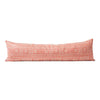 Tribal Rust + Cream Extra Long Lumbar Pillow Case - 14x50 pillow