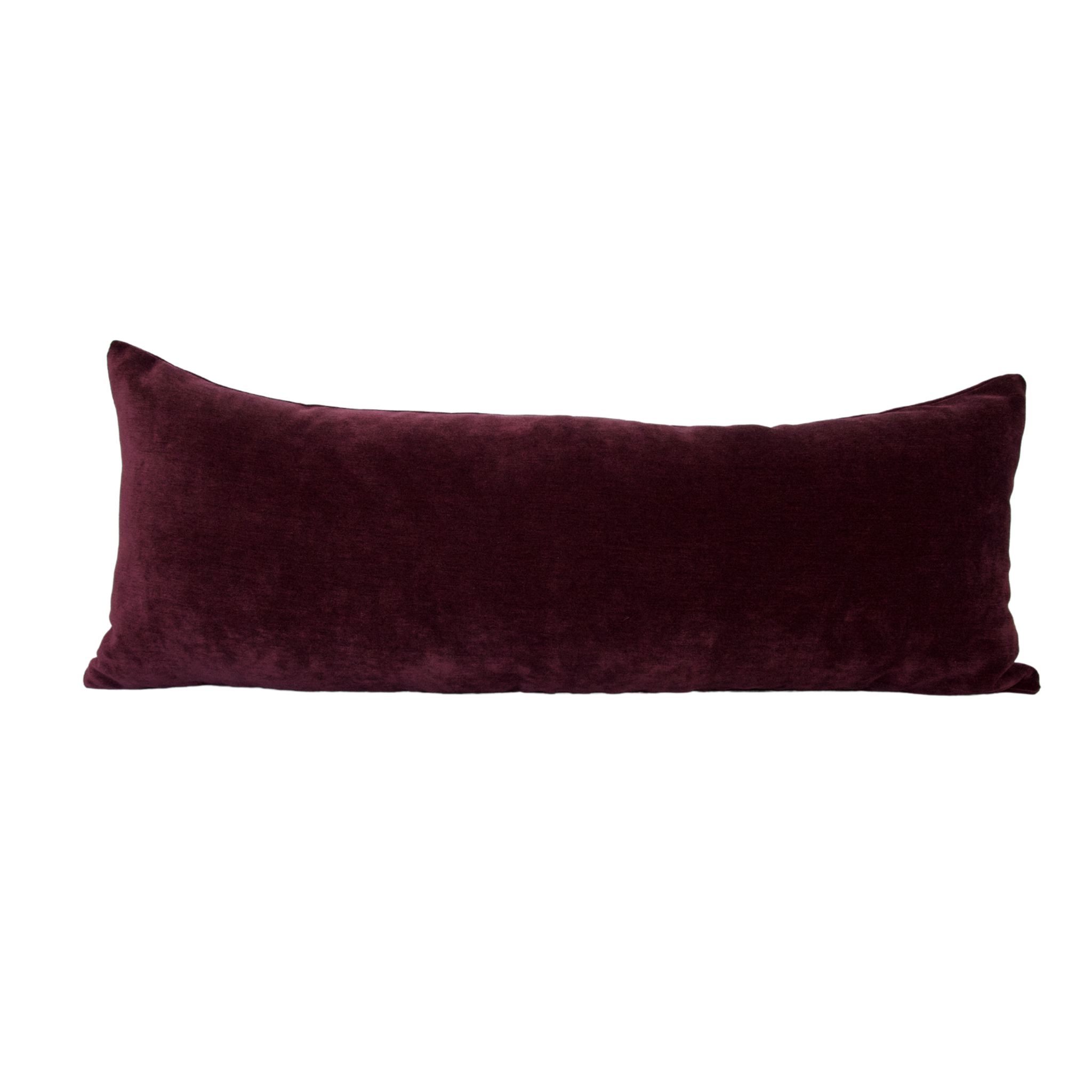 Long velvet pillow top