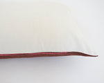 Vintage Hmong Extra Long Lumbar Pillow - Burgundy - 14x36 - #1