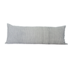 White & Black Striped Extra Long Lumbar Pillow Case - 14x36 pillow