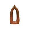 Stoneware Decorative Open View Oval Vase