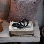 Marble Circle Chain, Black